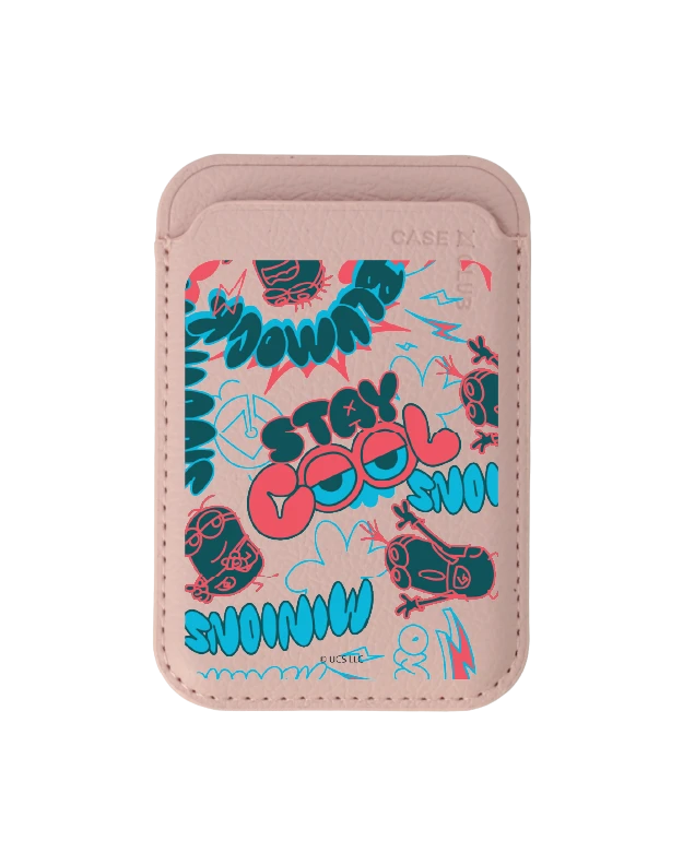 baby pink wallet magsafe minions stay cool