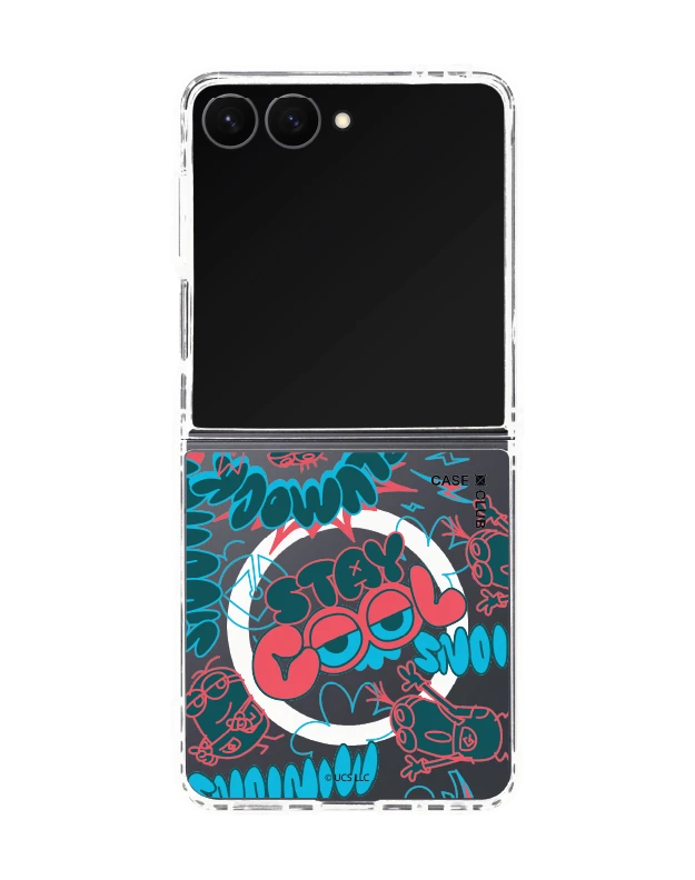เคสใส samsung galaxy z flip 8 magsafe มินเนี่ยนสายสตรีท