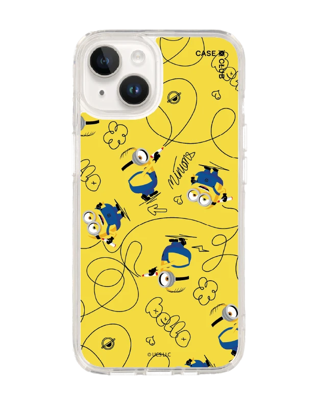 เคสใส iphone 14 magsafe มินเนี่ยนสีเหลือง