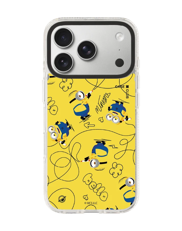 เคสใส iphone 17 pro magsafe shield มินเนี่ยนสีเหลือง