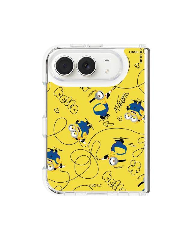 เคสใส iphone duo magsafe มินเนี่ยนสีเหลือง