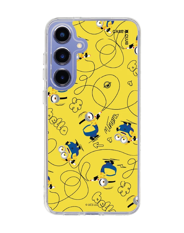 เคสใส samsung galaxy s25 plus magsafe มินเนี่ยนสีเหลือง