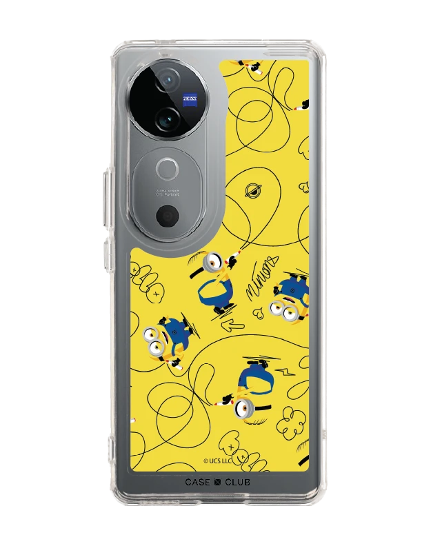 เคสใส vivo v40 5g มินเนี่ยนสีเหลือง