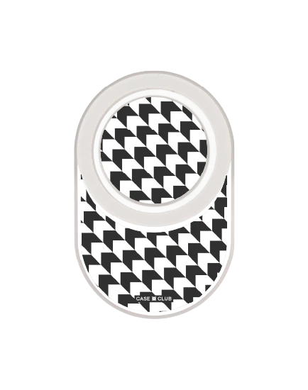 ป๊อปกริป ใส ฮาวด์สทูธขาวดำ