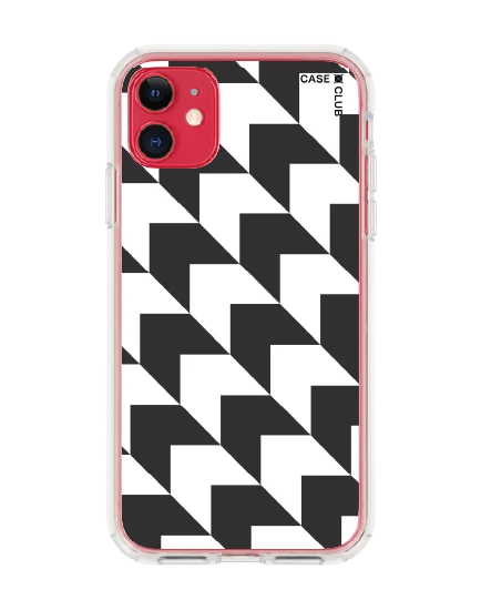 เคสใส iphone 11 ฮาวด์สทูธขาวดำ