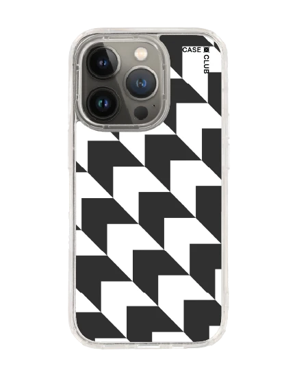 เคสใส iphone 14 pro magsafe ฮาวด์สทูธขาวดำ