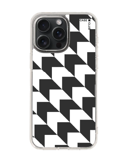 เคสใส iphone 15 pro max magsafe ฮาวด์สทูธขาวดำ