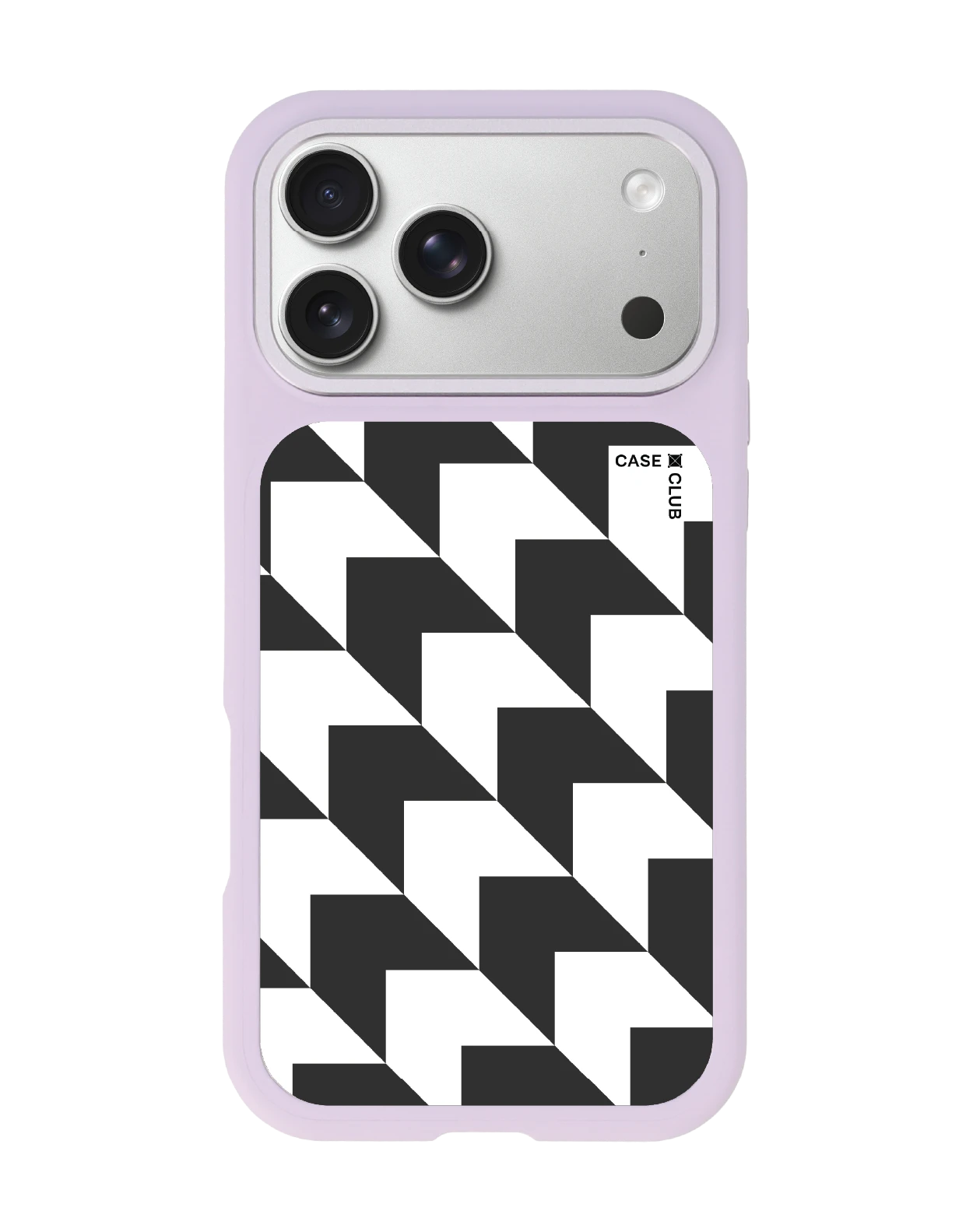 เคสเปลี่ยนฝาหลัง iphone 18 pro max magsafe สีม่วง ฮาวด์สทูธขาวดำ