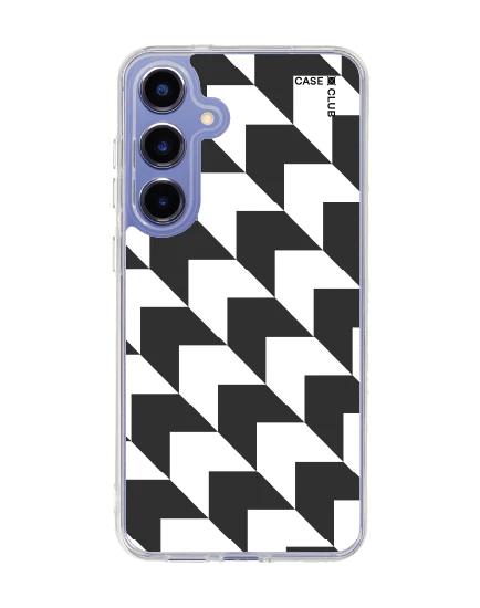 samsung galaxy s25 plus clear magsafe mono houndstooth