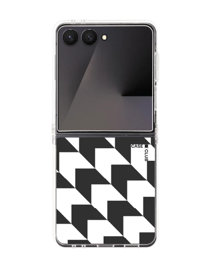 เคส samsung galaxy z flip 7 magsafe ฮาวด์สทูธขาวดำ