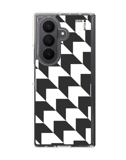 samsung galaxy z fold 7 clear magsafe mono houndstooth