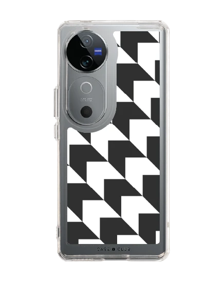 เคสใส vivo v40 5g ฮาวด์สทูธขาวดำ