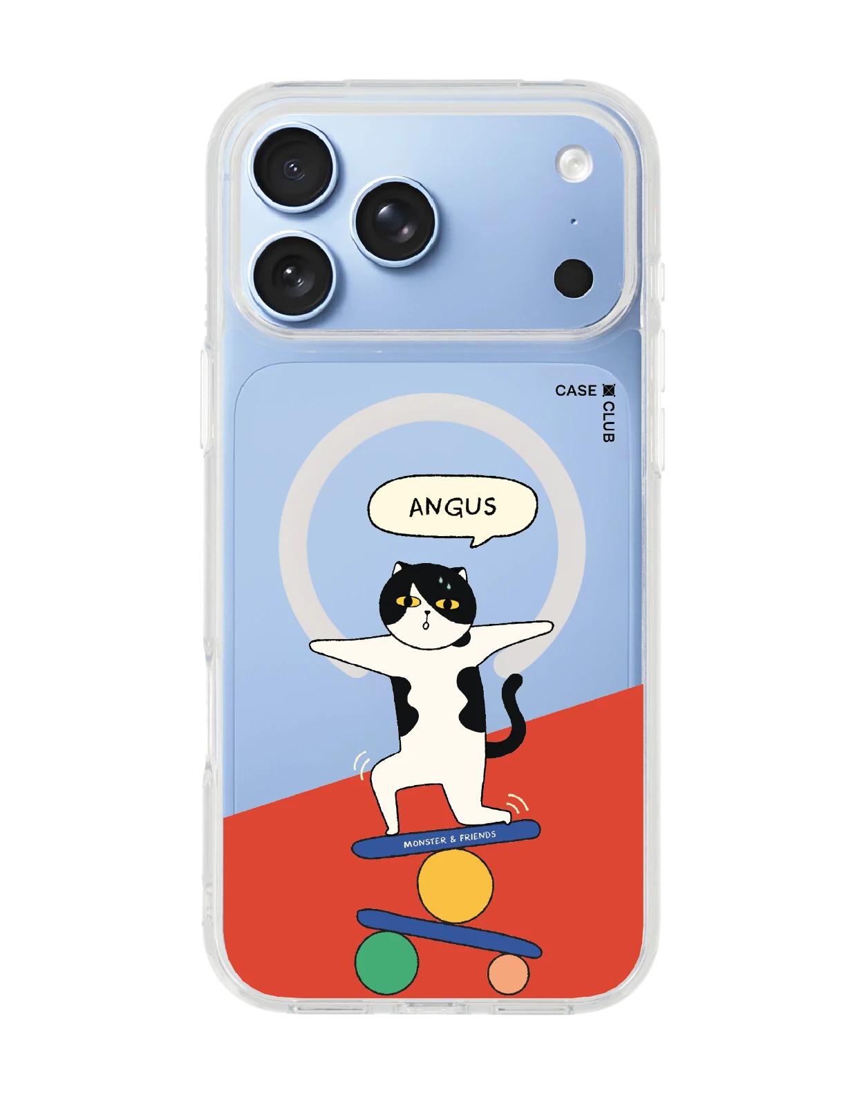 เคสใส iphone 18 pro max magsafe monster & friends แองกัส