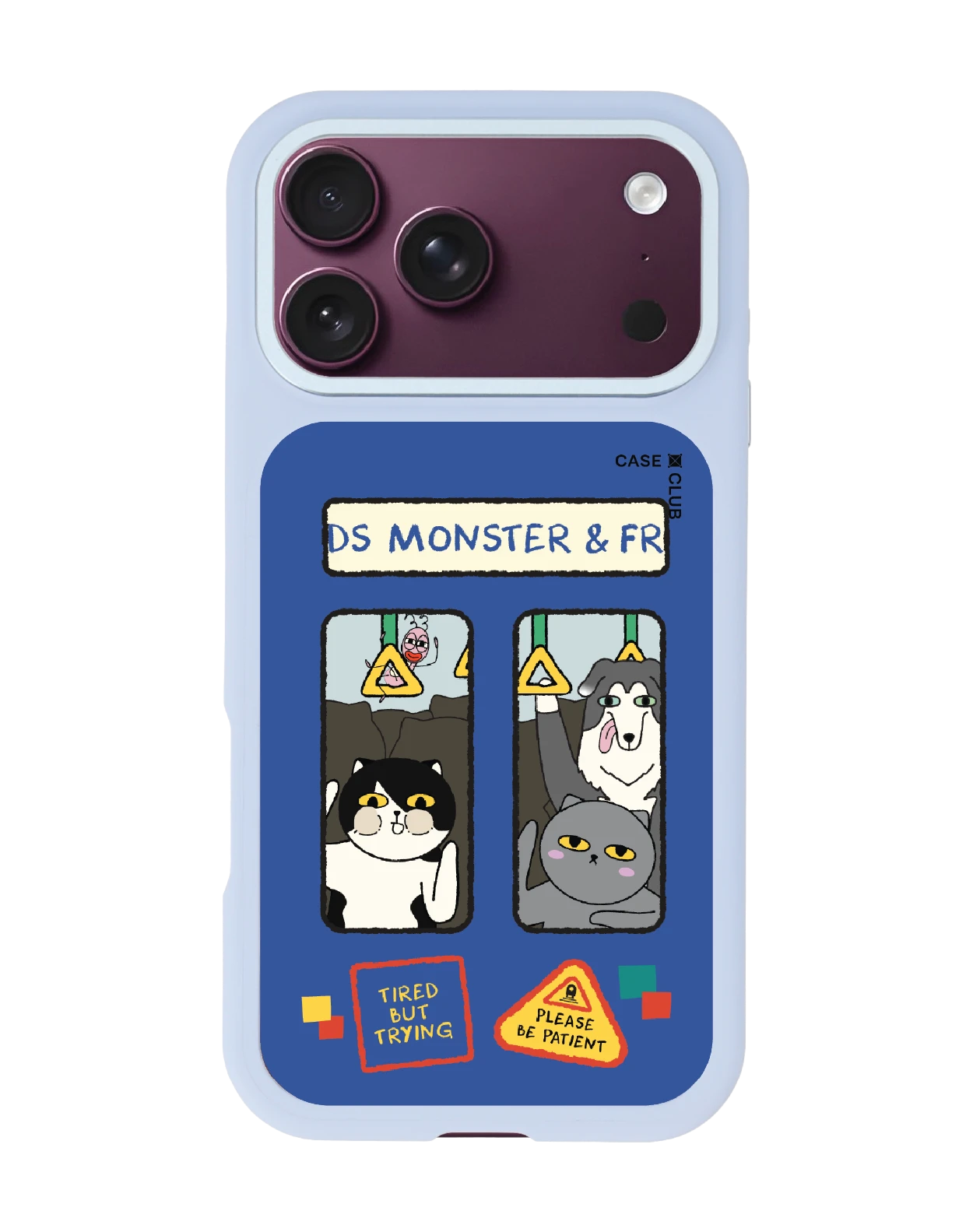 เคสเปลี่ยนฝาหลัง iphone 18 pro max magsafe สีฟ้า monster & friends โปรดรอสักครู่