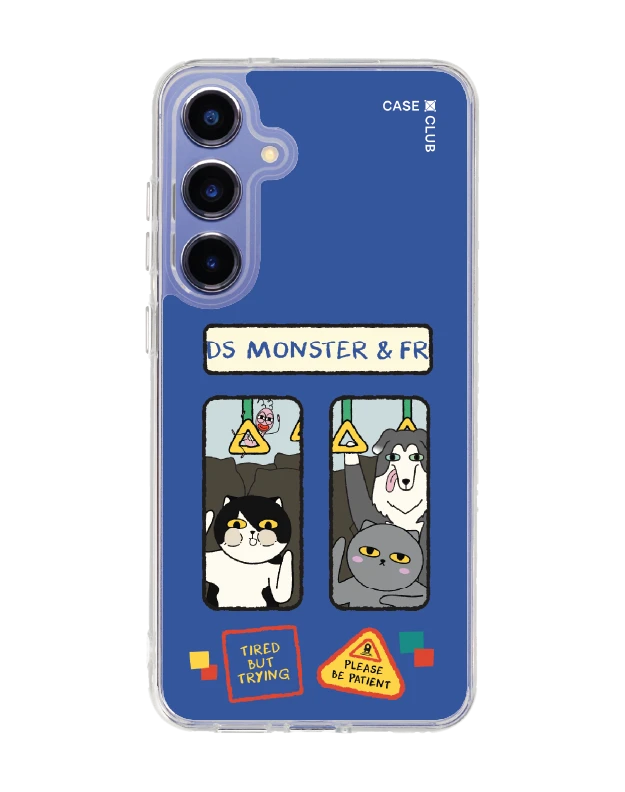 samsung galaxy s25 plus clear magsafe monster & friends be patient