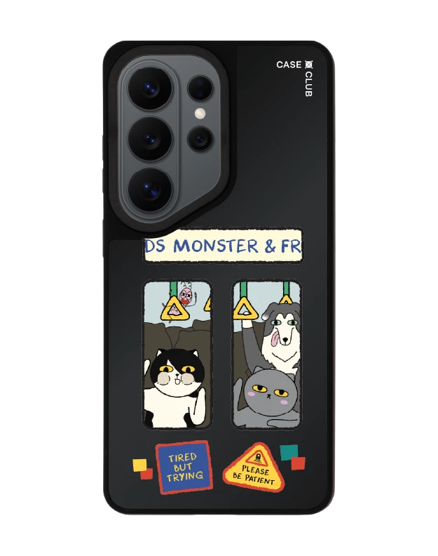 เคสกระจกดำด้าน samsung s26 ultra magsafe monster & friends โปรดรอสักครู่