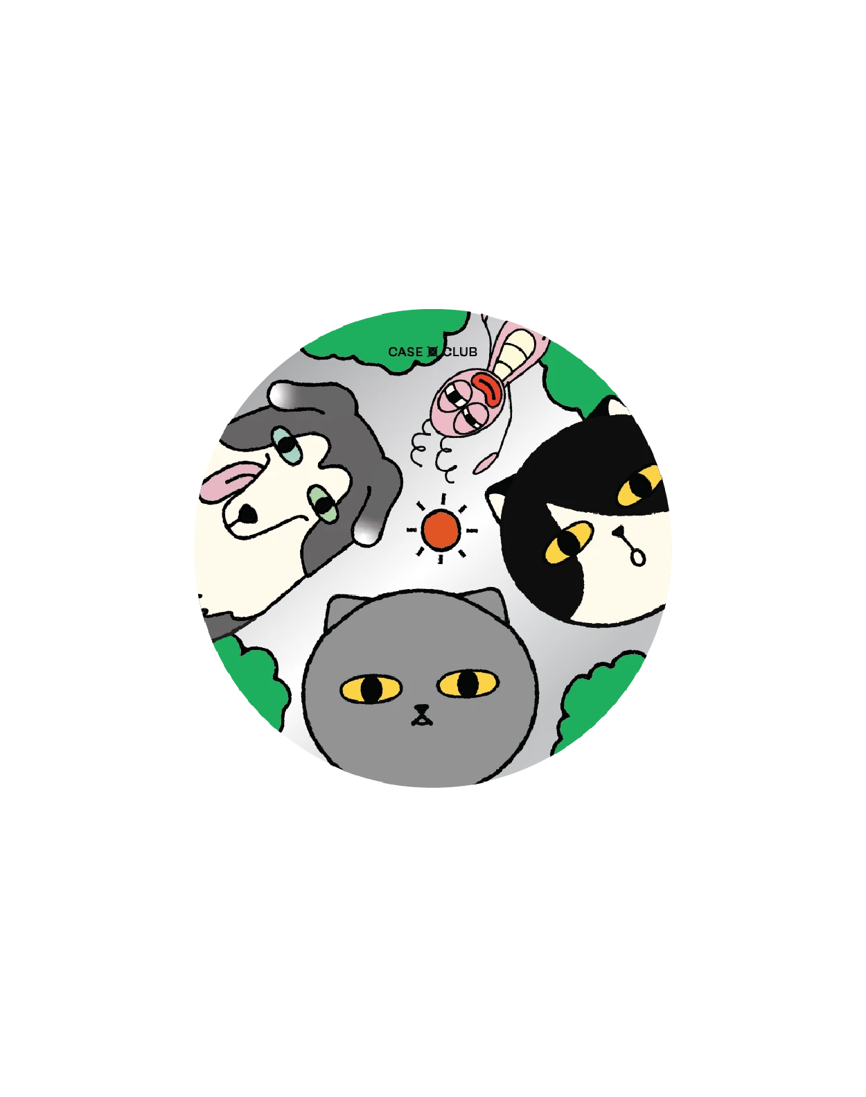 mirror popgrip monster & friends hello friends