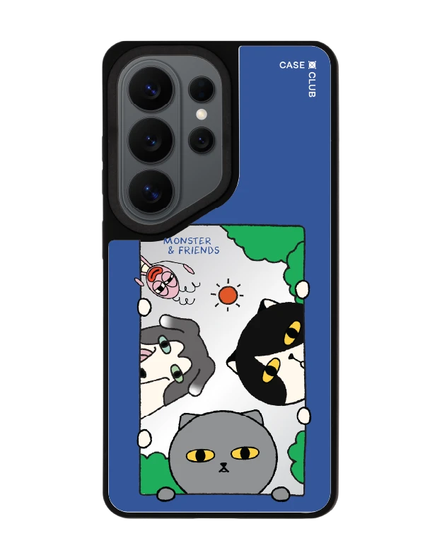 เคสกระจกด้าน samsung s26 ultra magsafe monster & friends สวัสดีเพื่อนรัก