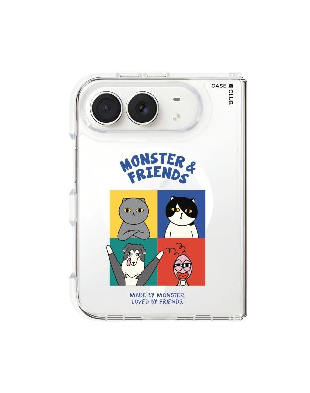 เคสใส iphone duo magsafe monster & friends แก๊งเพื่อนซี้
