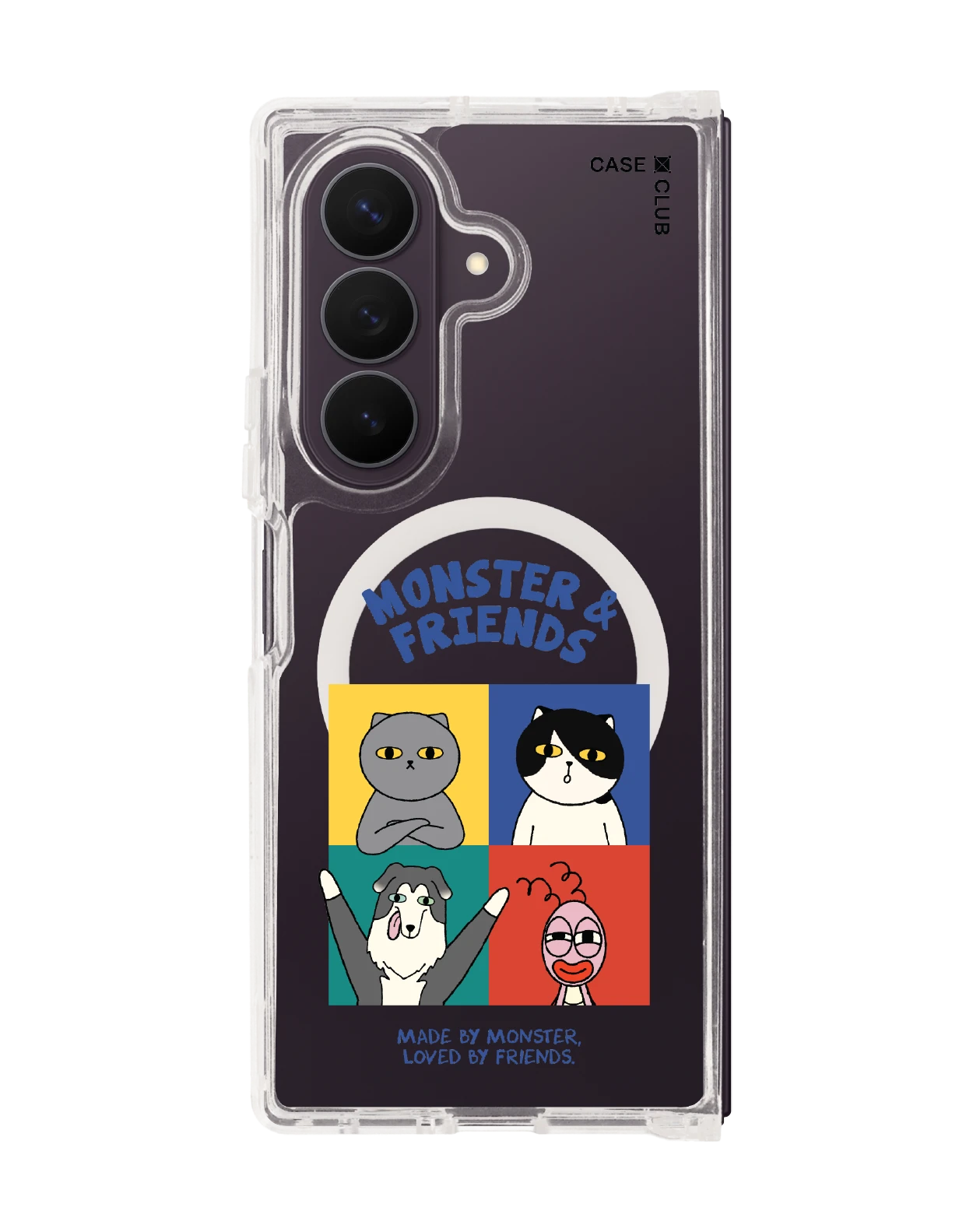 samsung galaxy z fold 8 ultra clear magsafe monster & friends meet the friends