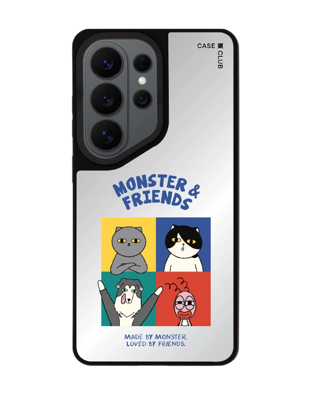 เคสกระจกด้าน samsung s26 ultra magsafe monster & friends แก๊งเพื่อนซี้