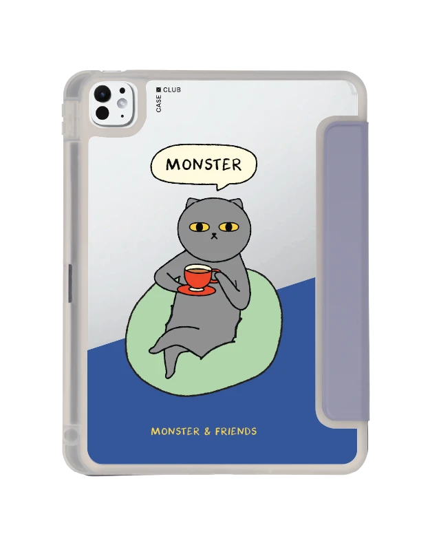 เคสใส ipad pro 11 สีม่วง monster & friends มอนส์เตอร์