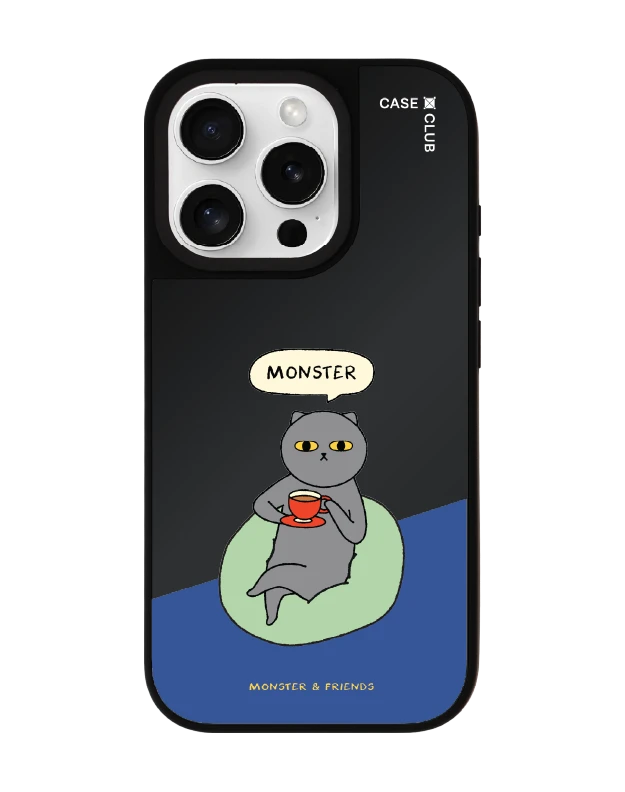 เคสกระจกดำด้าน iphone 16 pro magsafe monster & friends มอนส์เตอร์