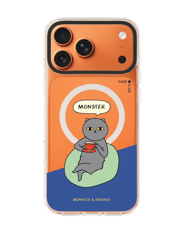 iphone 17 pro max clear case magsafe shield monster & friends monster