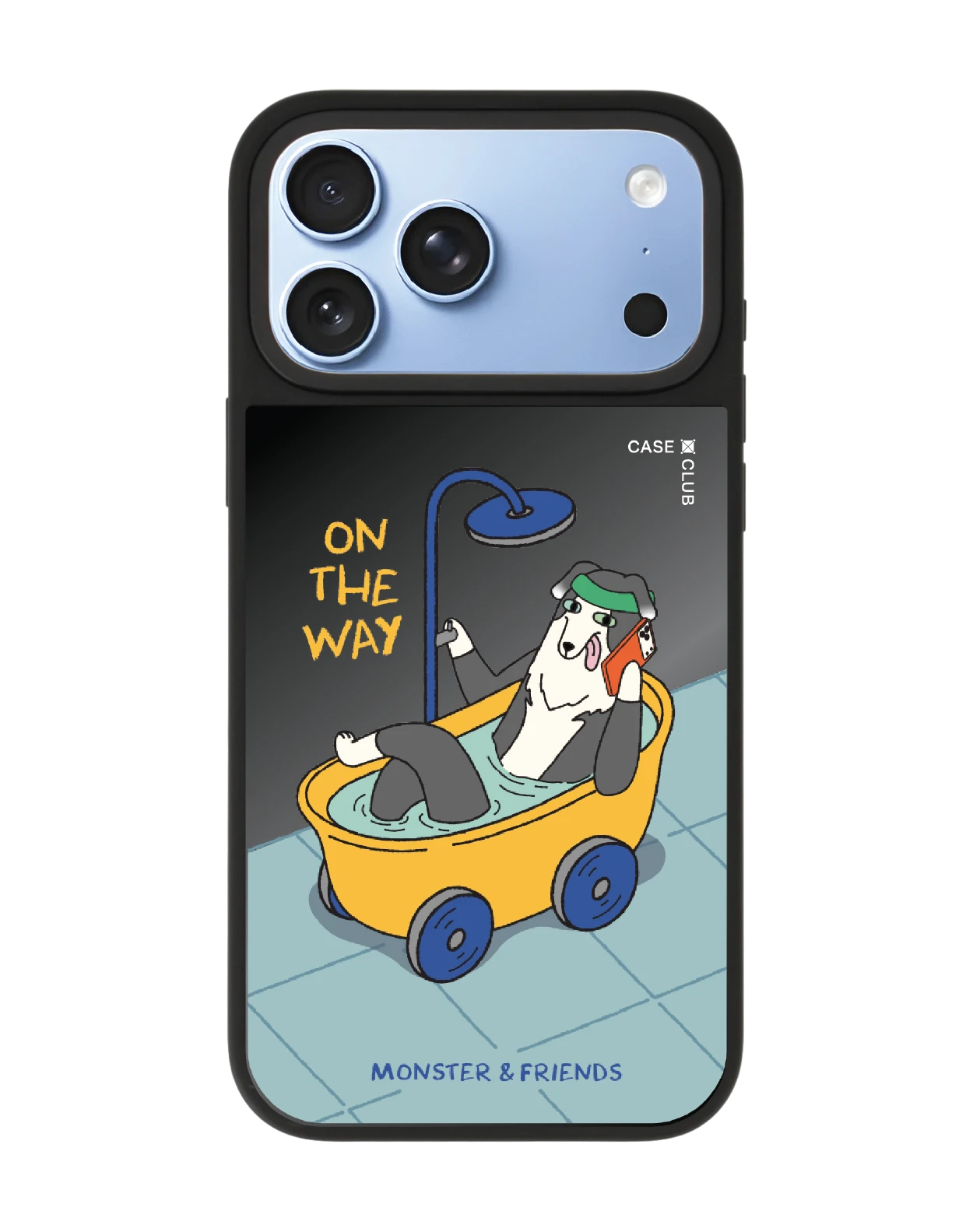 เคสกระจกดำด้าน iphone 18 pro max magsafe monster & friends กำลังไป