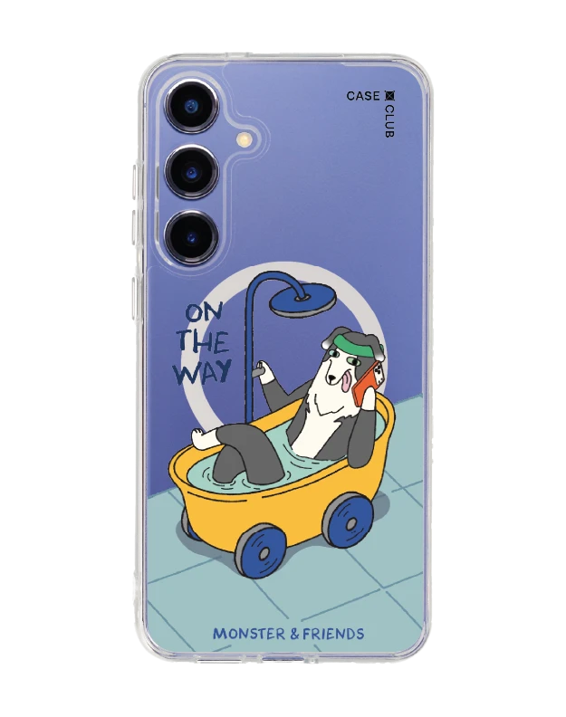 samsung galaxy s25 plus clear magsafe monster & friends on the way