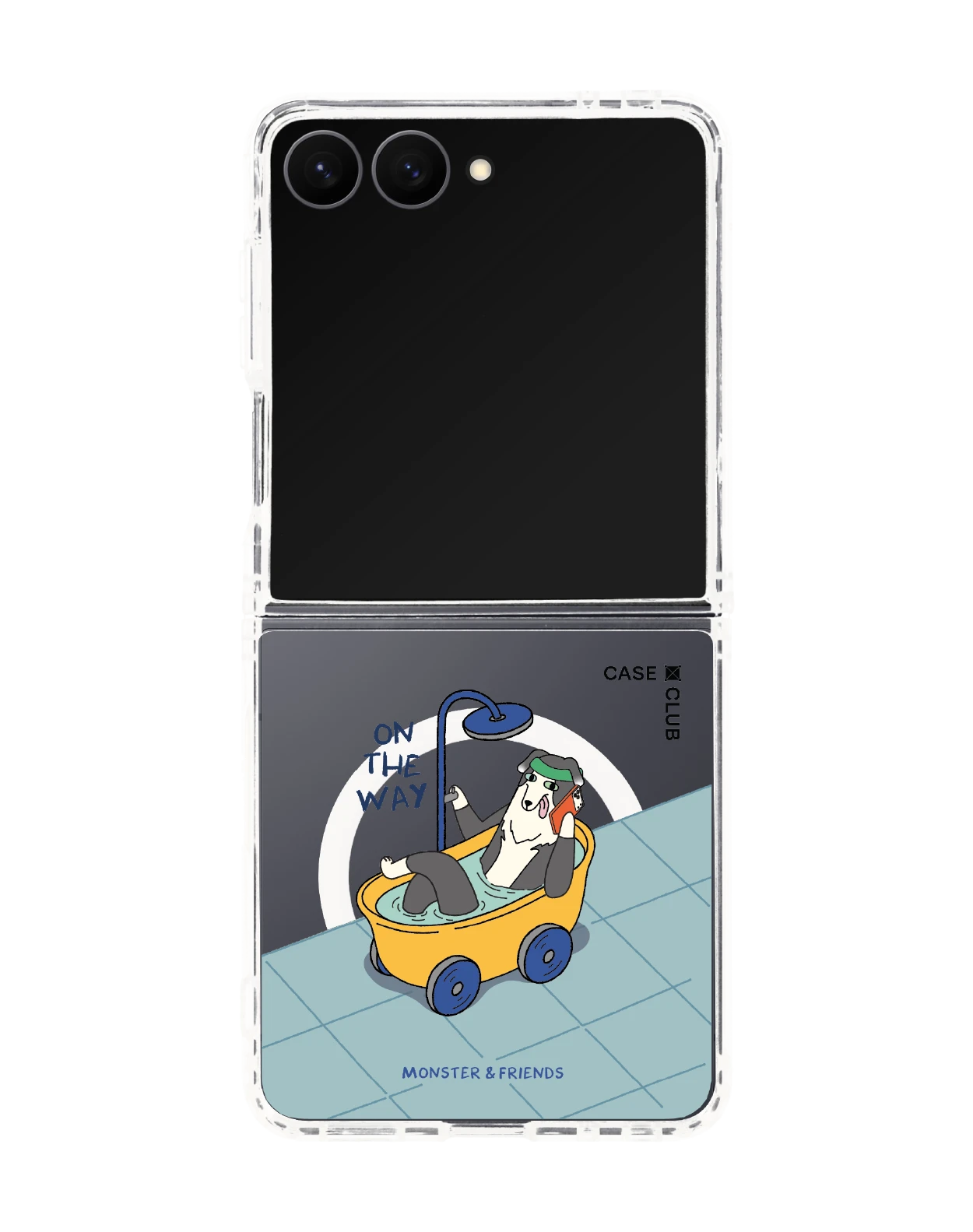 samsung galaxy z flip 8 clear magsafe monster & friends on the way