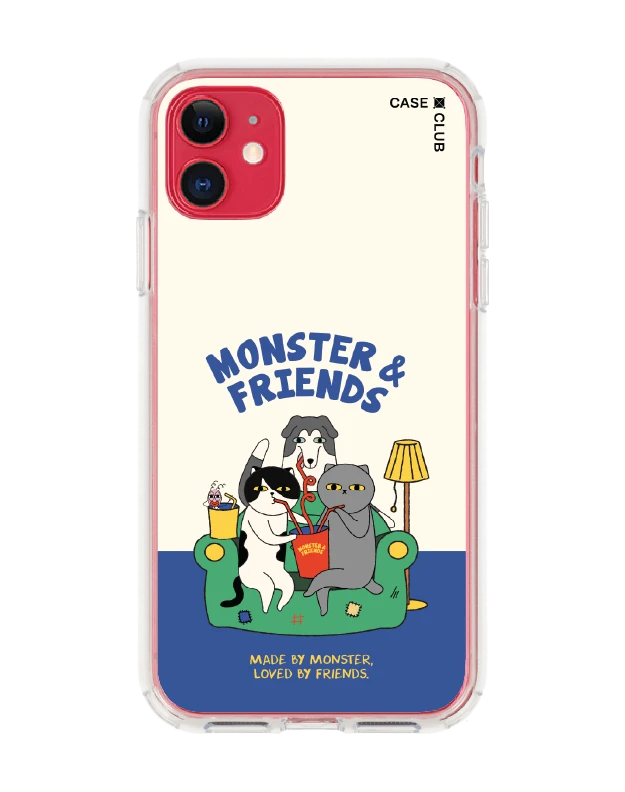 เคสใส iphone 11 monster & friends โซฟาคลับ