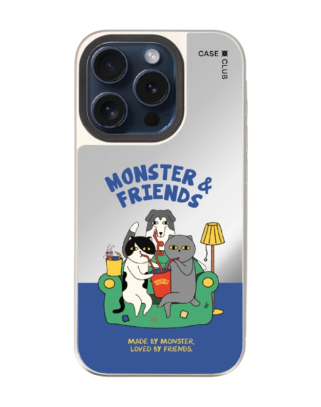 เคสกระจก iphone 15 pro magsafe monster & friends โซฟาคลับ