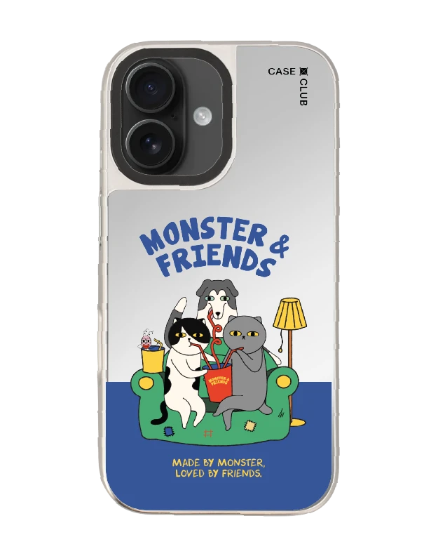 iphone 16 mirror case magsafe monster & friends sofa club