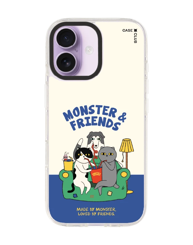 เคสใส iphone 17 magsafe shield monster & friends โซฟาคลับ