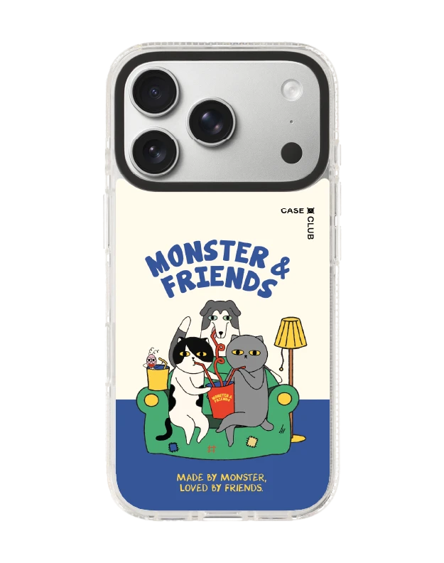 เคสใส iphone 17 pro magsafe shield monster & friends โซฟาคลับ