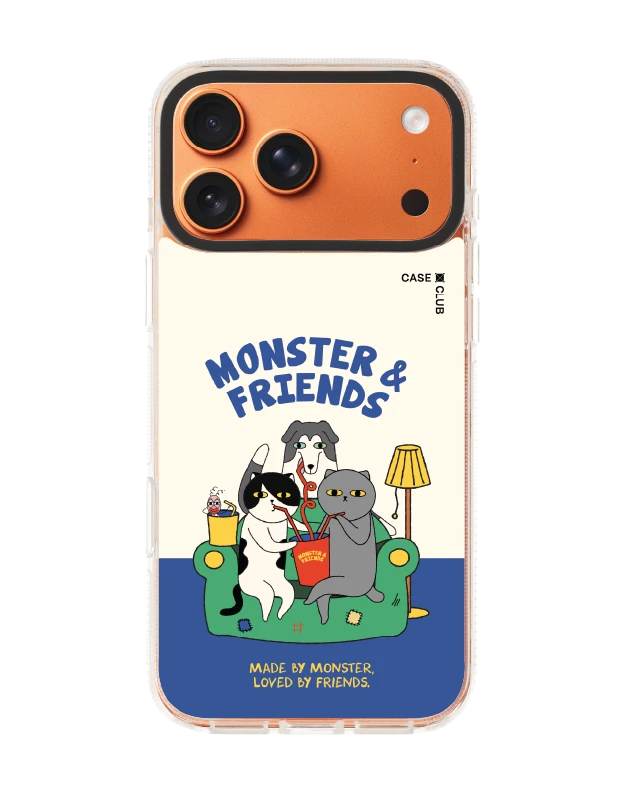 เคสใส iphone 17 pro max magsafe shield monster & friends โซฟาคลับ