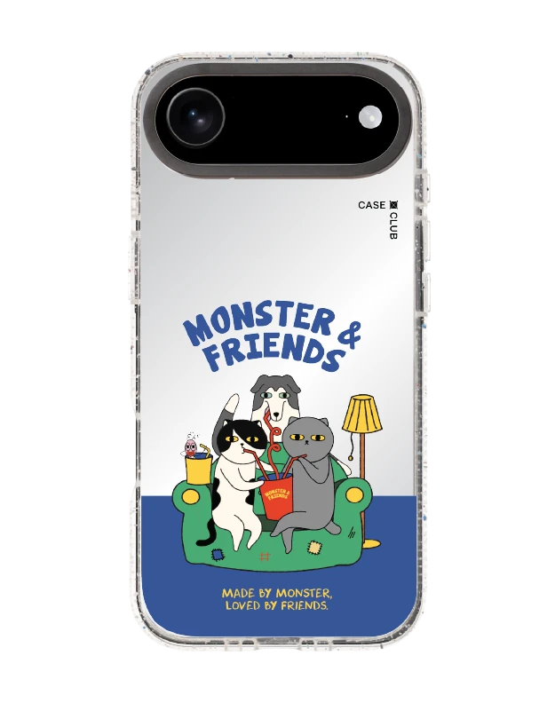 iphone air clear mirror magsafe monster & friends sofa club