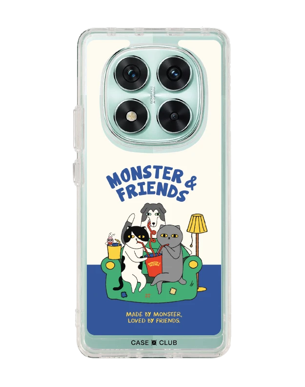 เคสใส redmi note 14 pro monster & friends โซฟาคลับ