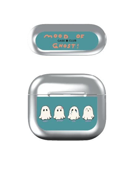 เคสสีเงิน airpods รุ่น 3 mood of ghost club
