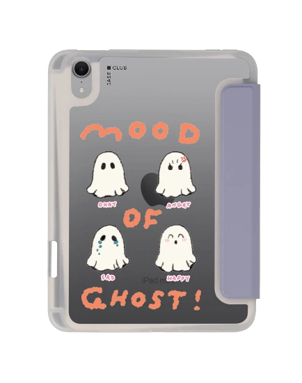 ipad mini 7 clear purple mood of ghost club