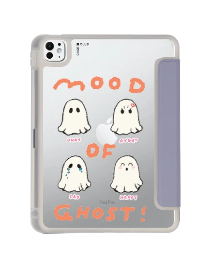 เคสใส ipad pro 11 สีม่วง mood of ghost club