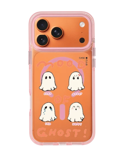 iphone 17 pro max clear pink magsafe mood of ghost club