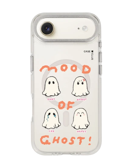 เคสใส iphone air magsafe สีขาว mood of ghost club