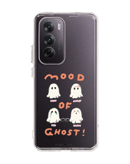 oppo reno 12 clear case mood of ghost club