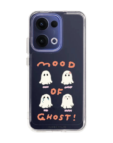 oppo reno 13 clear case mood of ghost club
