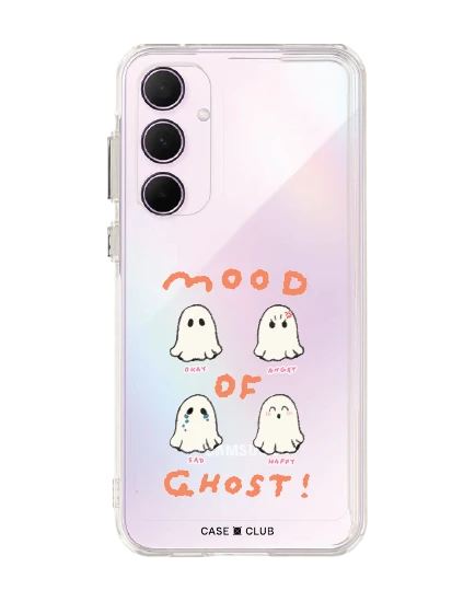 samsung galaxy a55 clear case mood of ghost club