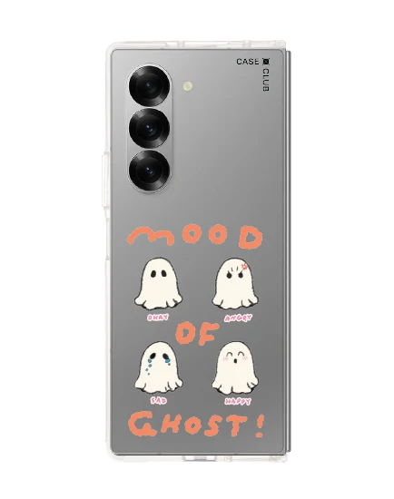 samsung galaxy z fold 6 clear case mood of ghost club