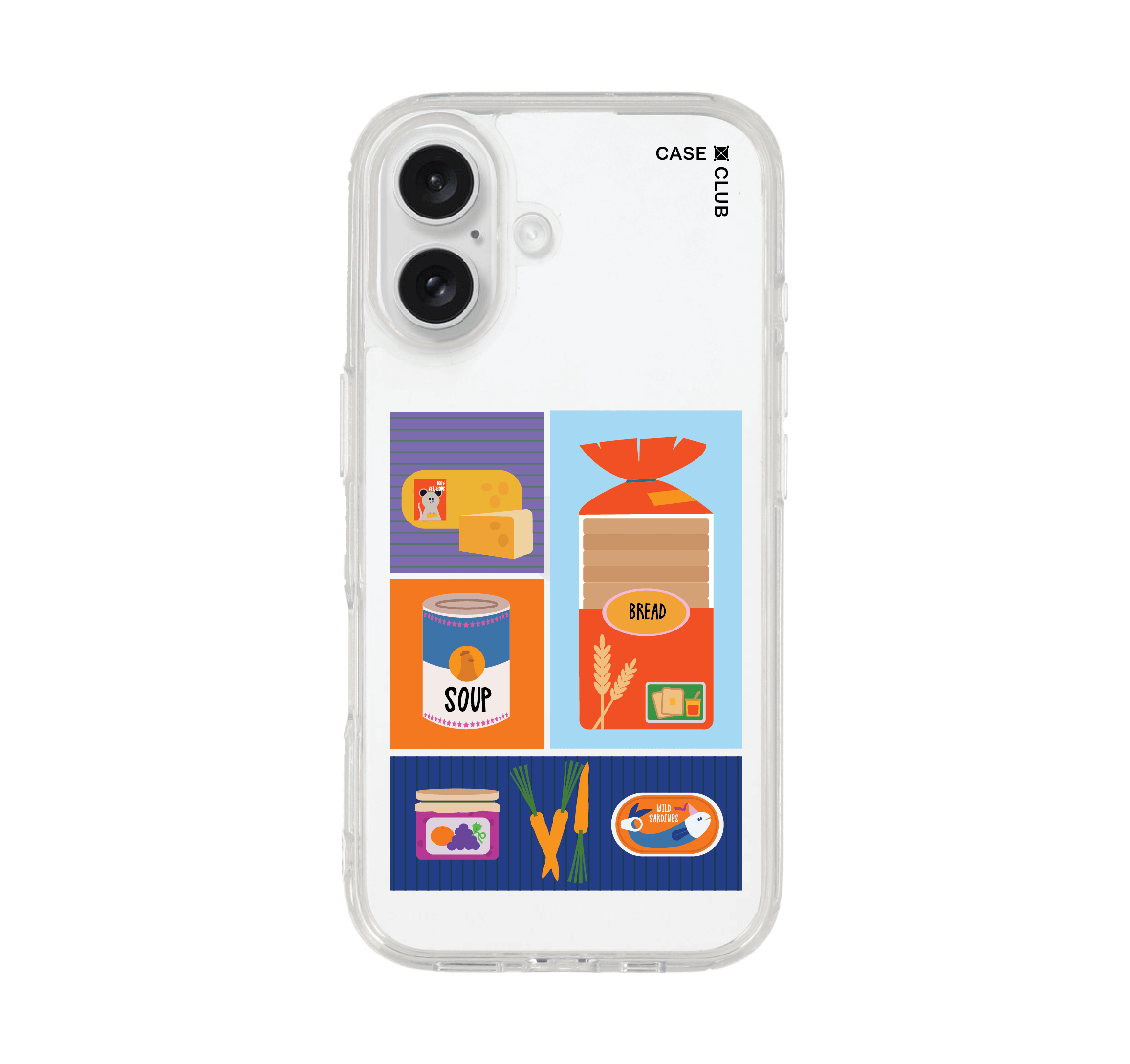 เคสใส iPhone 16 ขนมปังยามเช้า