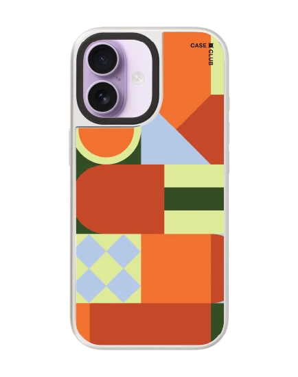 เคสกระจก iphone 17 magsafe ดีไซน์เรขาคณิตสุดเก๋